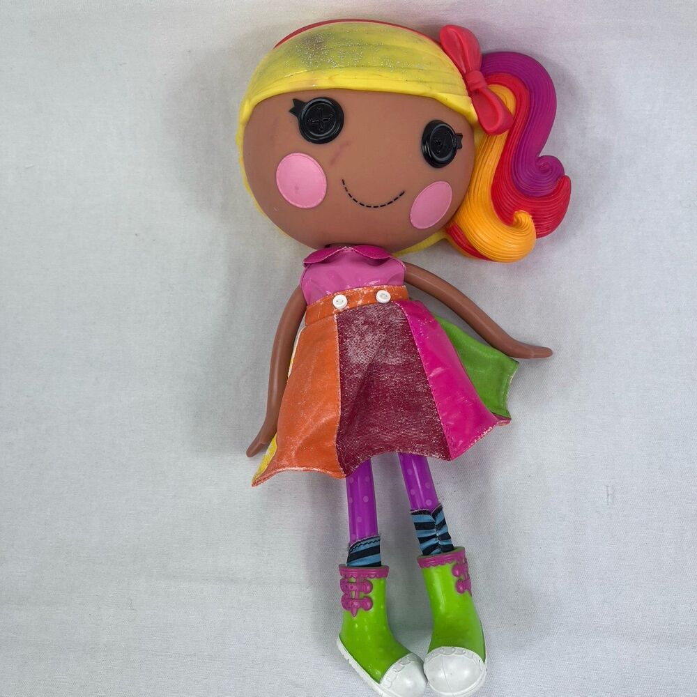 Lalaloopsy April Sunsplash large doll rainbow hair 13 inch